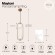 Подвесной светильник Maytoni MOD013PL-02BS1 RING под лампы 2xG9 25W