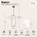 Подвесной светильник Maytoni MOD013PL-02BS1 RING под лампы 2xG9 25W