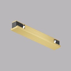 TR5722-SB Электрический коннектор прямой для трека SHINE BASE, 48V DC, IP20, сатинированная латунь, алюминий TR5722-SB Электрический коннектор прямой для трека SHINE BASE, 48V DC, IP20, сатинированная латунь, алюминий