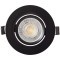 DK3020-BK Встраиваемый светильник, IP 20, 10 Вт, GU5.3, LED, черный, пластик