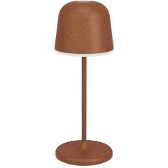 901879 Аккум. сенсорн. димм. настольная лампа MANNERA-S, H200, 1,8W(LED), IP54, 2500K, 3000K, 4000K, 170lm, алюминий, сталь, красно-бурый/пластик, бел