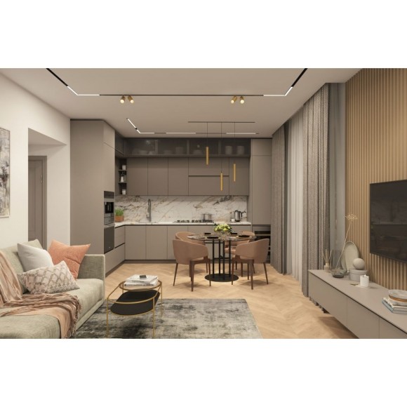 DK8012-BG Трековый магнитный светодиодный SMART (TUYA, Алиса, Wi-Fi, пам. настроек) светильник Denkirs SMART 220V CRI90+ 3000-6000К 1560Лм 24° 18Вт