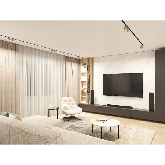 DK8012-BG Трековый магнитный светодиодный SMART (TUYA, Алиса, Wi-Fi, пам. настроек) светильник Denkirs SMART 220V CRI90+ 3000-6000К 1560Лм 24° 18Вт