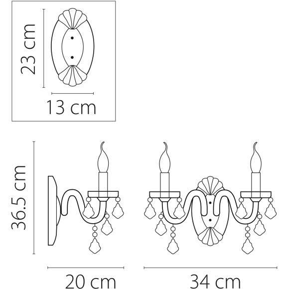Бра Classic Lightstar 700621