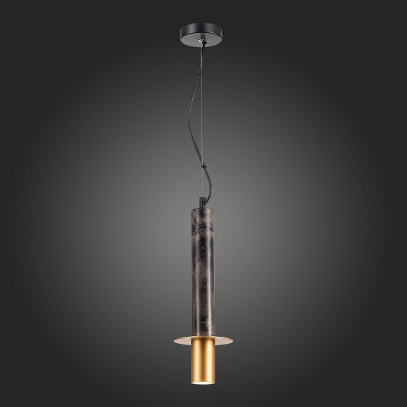 SL1211.403.01 ST Luce VARESE Подвес, GU10,1х5W, золотистый/черный, золотистый