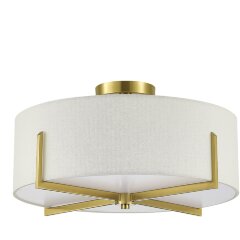 SLE3010-302-04 Светильник потолочный Латунь/Белый E27 4*60W LINTON SLE3010-302-04 Светильник потолочный Латунь/Белый E27 4*60W LINTON