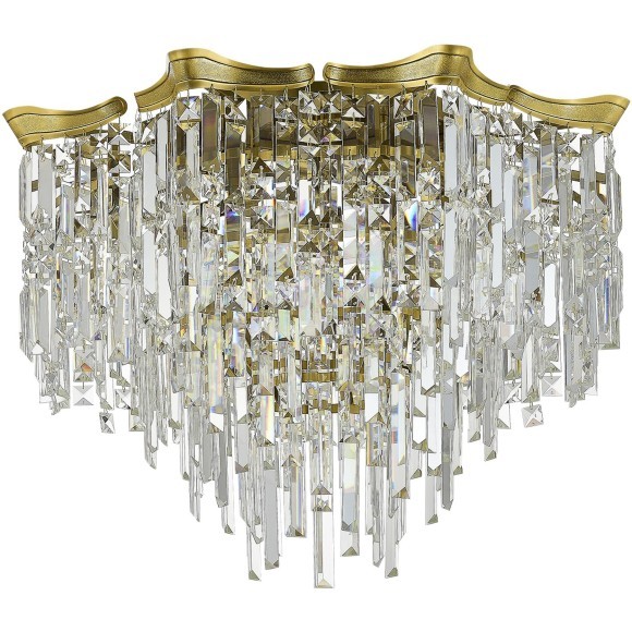 SL1659.302.07 Светильник потолочный ST-Luce Латунь/Прозрачный E14 7*60W OFELIA SL1659.302.07 Светильник потолочный ST-Luce Латунь/Прозрачный E14 7*60W OFELIA