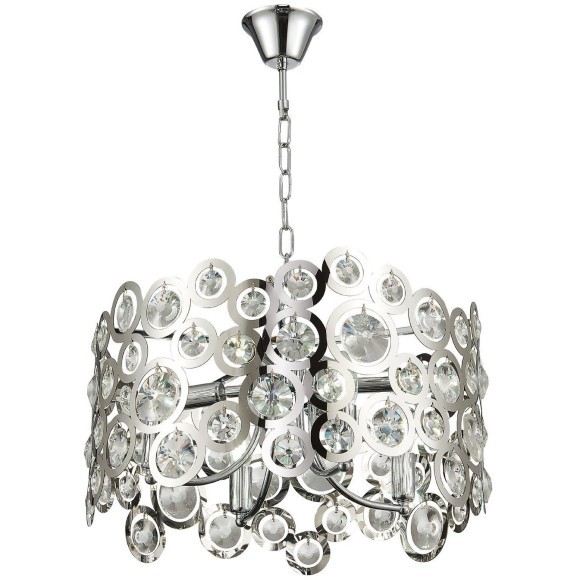 SL1103.103.08 Светильник подвесной ST-Luce Хром/Прозрачный,Хром E14 8*60W LETINA