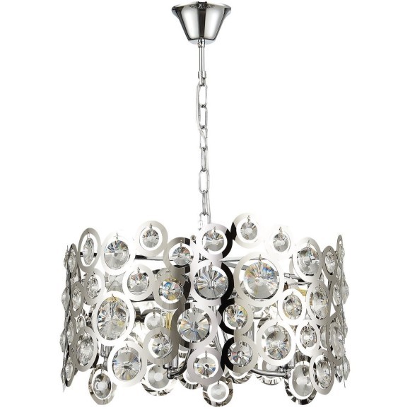 SL1103.103.08 Светильник подвесной ST-Luce Хром/Прозрачный,Хром E14 8*60W LETINA