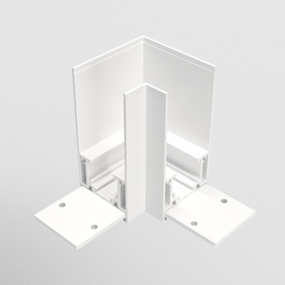 Угловой коннектор для накладных шинопроводов Maytoni Gravity TRA004CL-21W