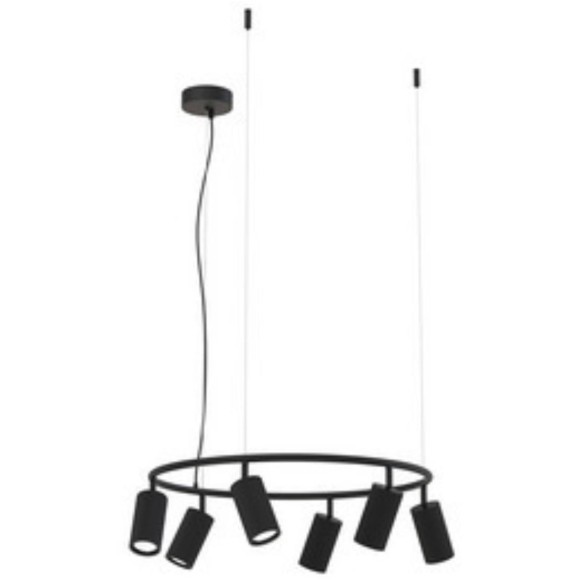 4635-6P, подвесная люстра, D600xH230/1500, 6xGU10x35W, excluded