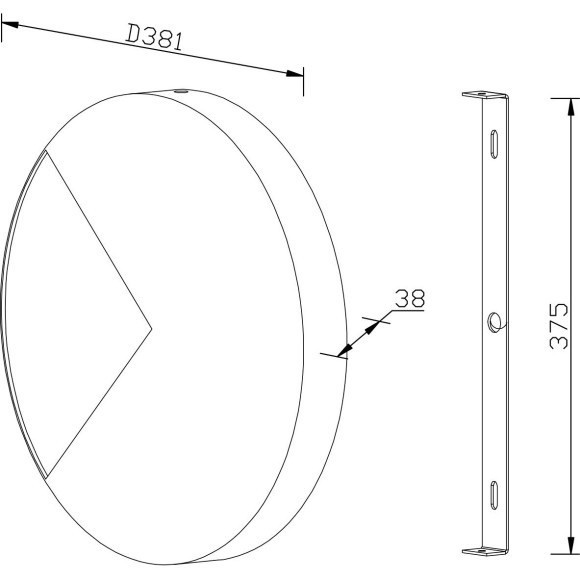 Бра Maytoni MOD320WL-L10BS3K Jupiter светодиодная LED 10W