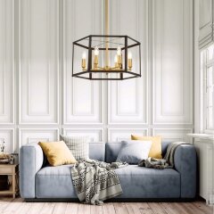 Подвесная люстра LDP 1142-6 BK+MD Подвесная люстра LDP 1142-6 BK+MD