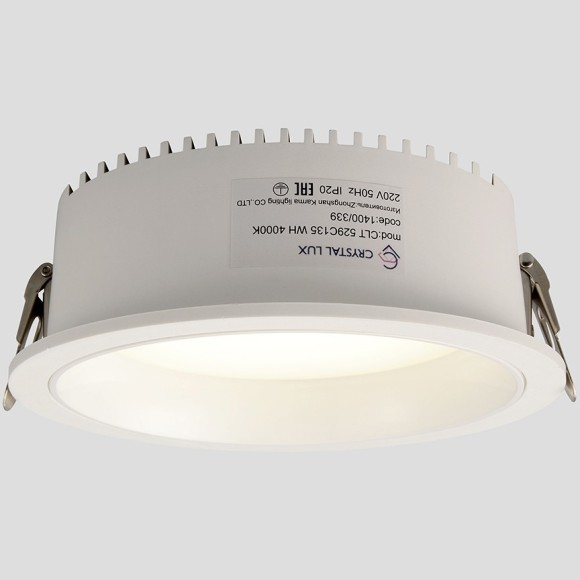 Светильник встраиваемый Crystal Lux CLT 529C135 WH 4000K 1400/339 Светильник встраиваемый Crystal Lux CLT 529C135 WH 4000K 1400/339