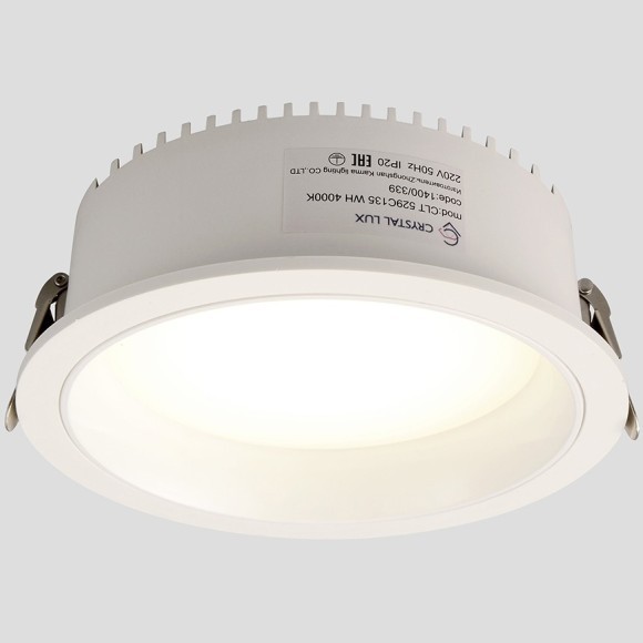 Светильник встраиваемый Crystal Lux CLT 529C135 WH 4000K 1400/339 Светильник встраиваемый Crystal Lux CLT 529C135 WH 4000K 1400/339