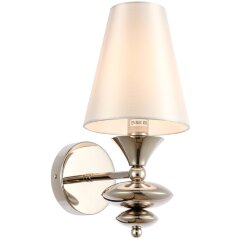 SL1137.101.01 Светильник настенный Никель/Белый E14 1*40W RIONFO SL1137.101.01 Светильник настенный Никель/Белый E14 1*40W RIONFO