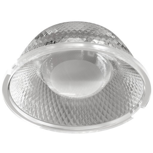 Линза 55mm, угол рассеивания света 24° для светильников SHINE DK5743/DK2610, поликарбонат