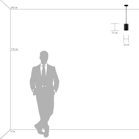 Хрустальный подвесной светильник CRISTALLO 795314