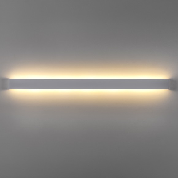 Светодиодный настенный светильник Lightstar Fiume 810546CCT 40W 3000/4000/6000K (матовый хром/матовый белый)