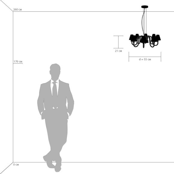 Люстра подвесная Lightstar 760086 Bianco под лампы 8xG9 320W Люстра подвесная Lightstar 760086 Bianco под лампы 8xG9 320W