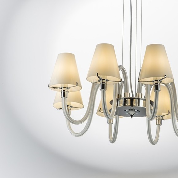 Люстра подвесная Lightstar 760086 Bianco под лампы 8xG9 320W Люстра подвесная Lightstar 760086 Bianco под лампы 8xG9 320W