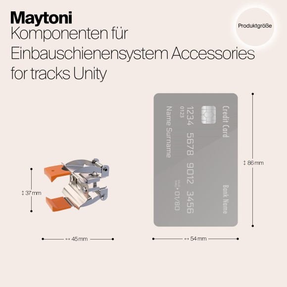 Адаптер для установки шинопровода в ГКЛ любой толщины Maytoni Unity TRA002HR-11B