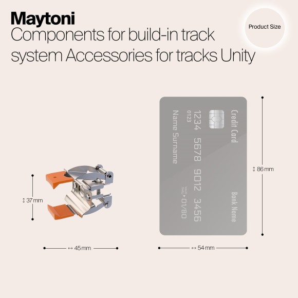 Адаптер для установки шинопровода в ГКЛ любой толщины Maytoni Unity TRA002HR-11B