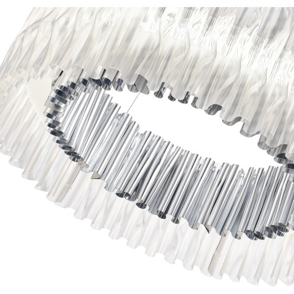 SL6012.103.01 Светильник подвесной ST-Luce Хром/Прозрачный LED 1*64W NAZARE