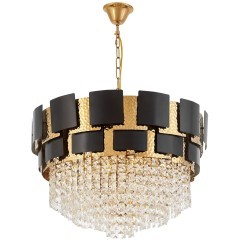 Подвесной светильник Lumina Deco LDP 7045-600 BK+GD Подвесной светильник Lumina Deco LDP 7045-600 BK+GD