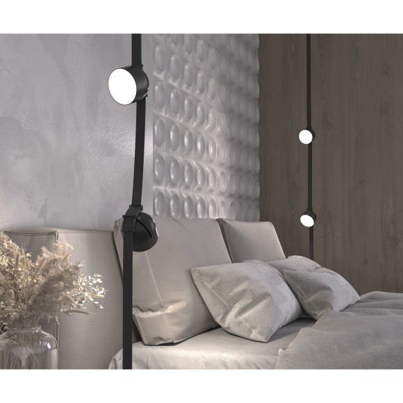 Светильник светодиодный на текстильный шинопровод Maytoni Parity TR124B-12W4K-B 880лм 12Вт CRI90