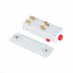 ST015.522.10 Коннектор питания прямой белый SKYLINE 220