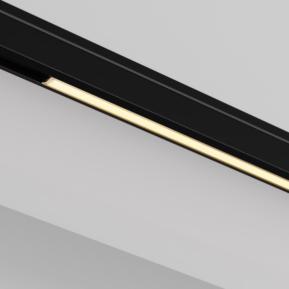 TR190-1-10W2.7K-B Ультратонкий трековый диммируемый по TRIAC 0/1-10V магнитный светодиодный светильник Maytoni Levity CRI90+ 2700К 720Лм 100° 10Вт