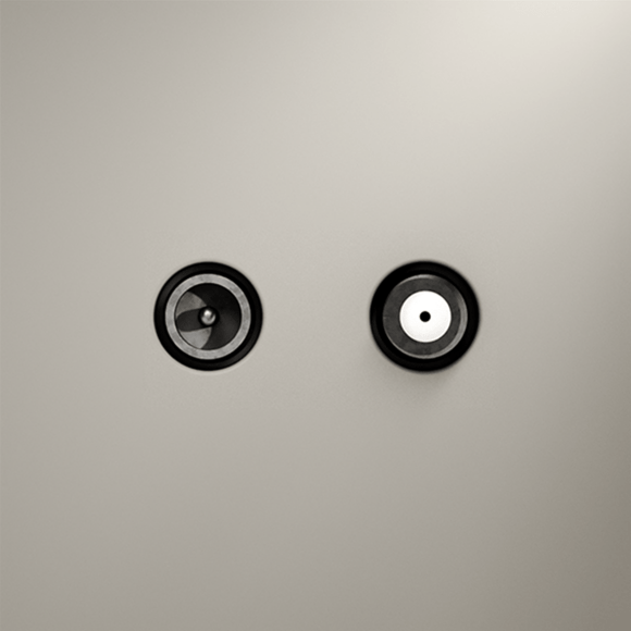 Розетка телевизионная встраиваемая VOLTUM S70 оконечная TV+SAT, (кашемир)