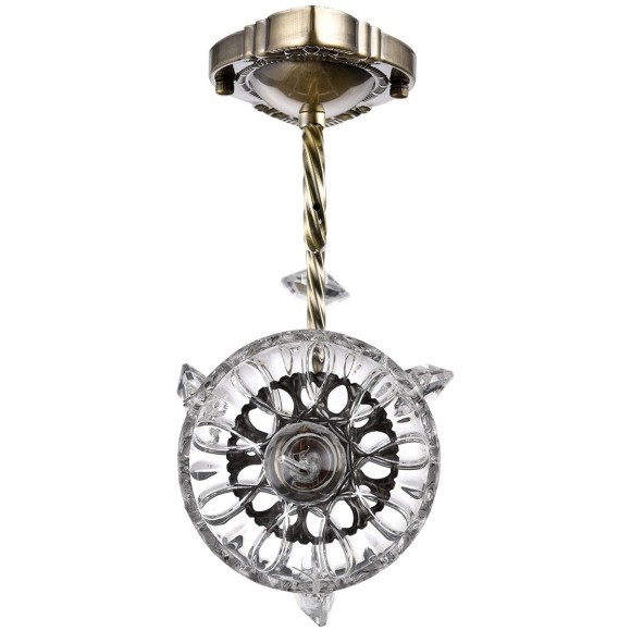 8190/1W CLASSI LN25 античная бронза, металл/хрусталь Бра E14 1*40W 220V LINN