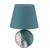 8139/1T MODERNI LN25 бирюзовый/серебро, керамика/текстиль Настольная лампа Е27 1*60W 220V TAPALA