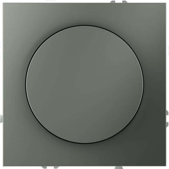 Светорегулятор встраиваемый VOLTUM S70 поворотно-нажимной 600 Вт, (титан)