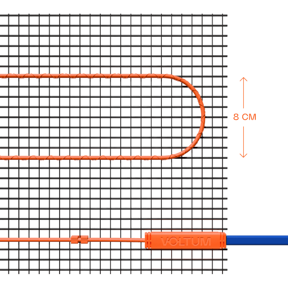 VLT01-200-1.0 Нагревательный мат (Теплый пол) длиной 2 метра и шириной полметра (0,5 метра) Voltum Т200 мощность 200Вт 200Вт/м², двужильный экранированный кабель, клеевая сетка, укладка в плиточный клей/стяжку, гарантия 25 лет VLT01-200-1.0 Нагревательный мат (Теплый пол) длиной 2 метра и шириной полметра (0,5 метра) Voltum Т200 мощность 200Вт 200Вт/м², двужильный экранированный кабель, клеевая сетка, укладка в плиточный клей/стяжку, гарантия 25 лет