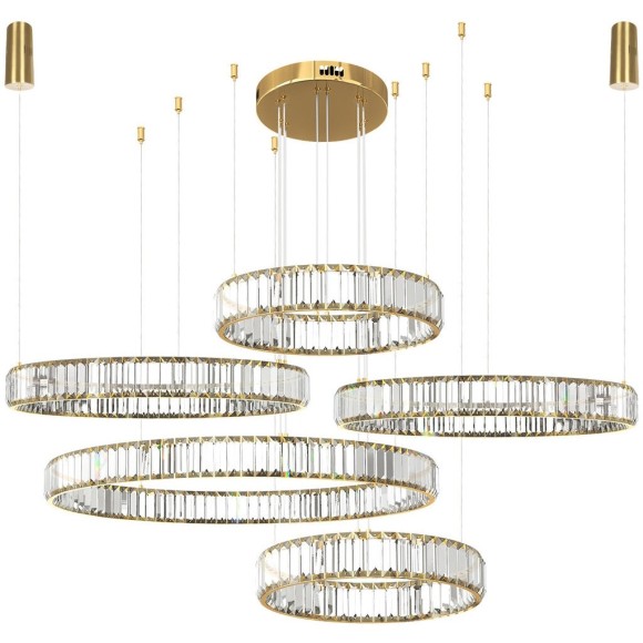 10135/5 Gold Подвесной светильник LOFT IT Crystal ring 10135/5 Gold Подвесной светильник LOFT IT Crystal ring