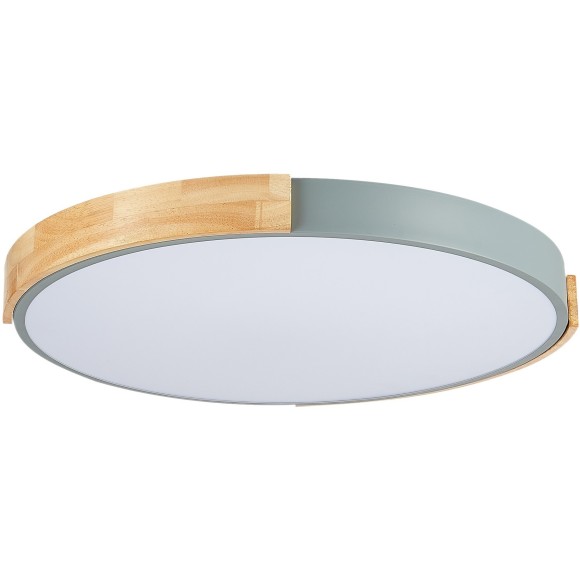SLE201372-01 Светильник потолочный Серый, Светлое дерево/Белый LED 1*40W 3000K/4000K/6000K DELIA
