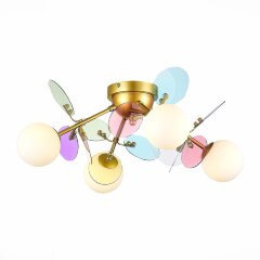 SLE2502-202-04 Светильник потолочный Золотистый/Разноцветный G9 4*5W VOLA SLE2502-202-04 Светильник потолочный Золотистый/Разноцветный G9 4*5W VOLA