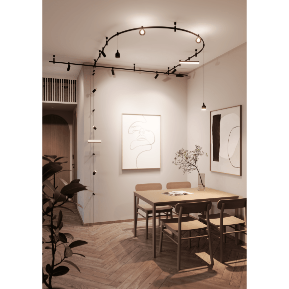 Шинопровод магнитный Crystal Lux CLT 0.117 01 L2000 BL 1407/036