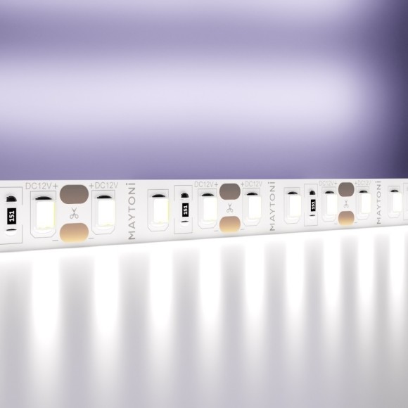 Светодиодная лента 12В 2835 14,4Вт/м 6000K 5м IP20 арт.10116