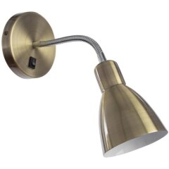 Спот настенный Arte Lamp A1408AP-1AB DORM под лампу 1xE14 40W Спот настенный Arte Lamp A1408AP-1AB DORM под лампу 1xE14 40W