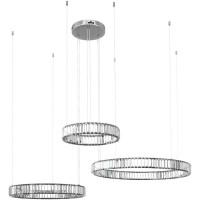 10135/3 Chrome Подвесной светильник LOFT IT Crystal ring