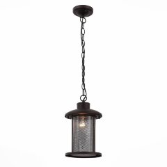 SL080.403.01 Светильник уличный подвесной ST-Luce Темный кофе/Прозрачный, Темный кофе E27 1*60W LASTERO SL080.403.01 Светильник уличный подвесной ST-Luce Темный кофе/Прозрачный, Темный кофе E27 1*60W LASTERO