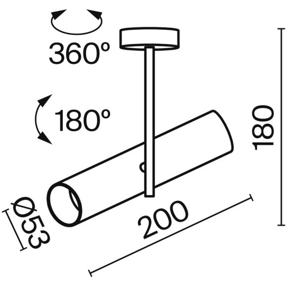 Спот настенный Maytoni C020CL-01W Elti под лампу 1xGU10 50W Спот настенный Maytoni C020CL-01W Elti под лампу 1xGU10 50W