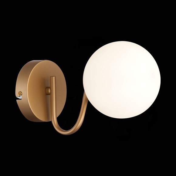 SLE220601-01 Светильник настенный Золотистый/Белый E14 1*40W CALABRIA SLE220601-01 Светильник настенный Золотистый/Белый E14 1*40W CALABRIA