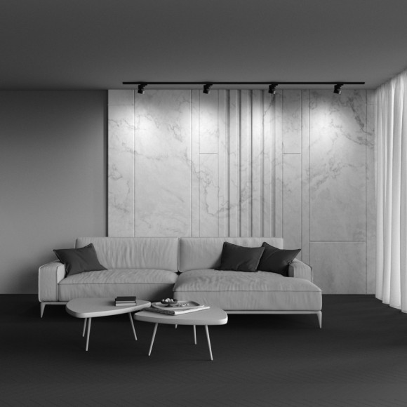 Однофазный двужильный светодиодный трековый светильник Maytoni Unity TR007-1-12W3K-B-1 ONDA 3000К 780Лм CRI90+ 120° 12Вт Однофазный двужильный светодиодный трековый светильник Maytoni Unity TR007-1-12W3K-B-1 ONDA 3000К 780Лм CRI90+ 120° 12Вт