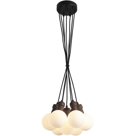 SL6226.403.07 Светильник подвесной ST-Luce Черный/Белый G9 7*5W 4000K CORK