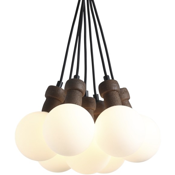 SL6226.403.07 Светильник подвесной ST-Luce Черный/Белый G9 7*5W 4000K CORK